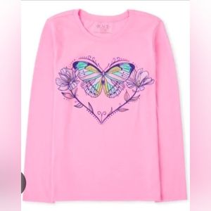 The Children’s PlaceGirls Butterfly Graphic Tee - S/D Rockcandy